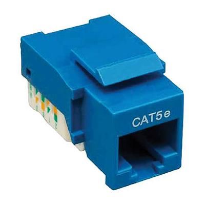 Tera Grand CAT5e Tool-Less Keystone Jack (Blue) KEYJ-CAT5ETL-BL