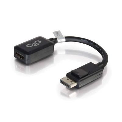 C2G DisplayPort Male to HDMI Female Adapter Converter (Black, 8") 54322