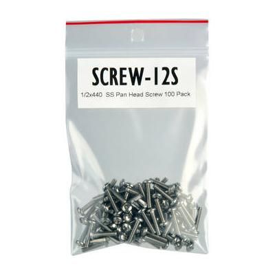 TecNec SCREW-12S 4-40 x 1/2" Pan-Head Screws for Chassis-Mount Connectors (100-Pac SCREW-12S