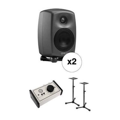 Genelec 8020 Deluxe Studio Monitor Kit with Stands and Monitor Controller 8020DPM