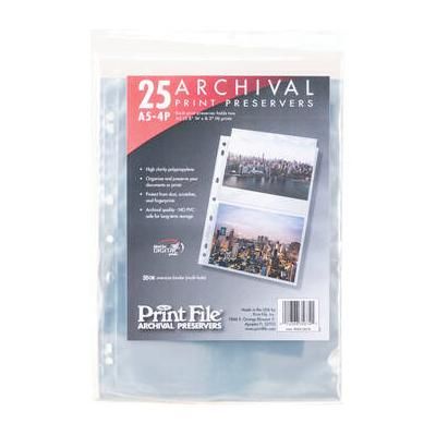 Print File A5-4P Photo Pages (25-Pack) 060-0674