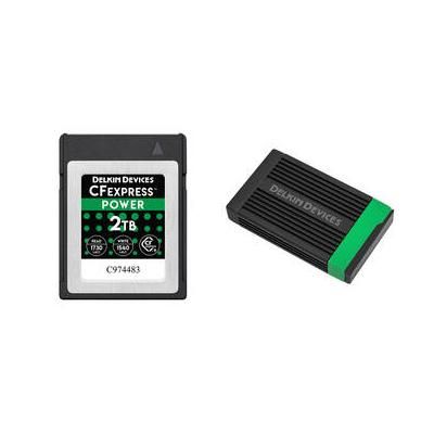 Delkin Devices 2TB POWER CFexpress Type B Memory Card with CFexpress Type B Card Reader DCFX1-2TB