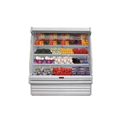 Howard-McCray SC-OP35E-3S-S-LED 39 Vertical Produce Open Air Cooler w/ 3 Levels, 115v, Silver