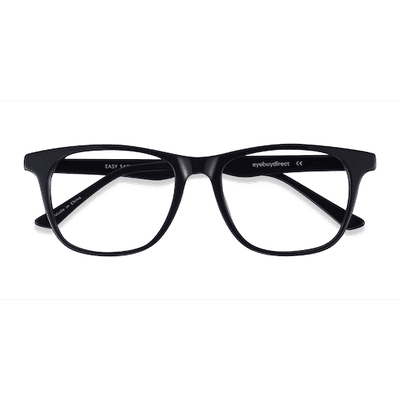 Male s rectangle Black Acetate Prescription eyeglasses - Eyebuydirect s Easy