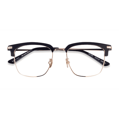 Unisex s browline Black Gold Acetate,Metal Prescription eyeglasses - Eyebuydirect s Actor
