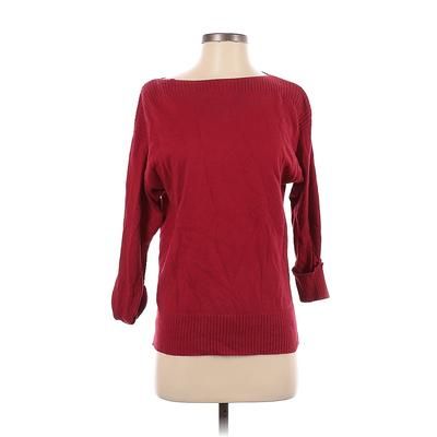 Chico's Pullover Sweater: Red Tops - Women's Size Small