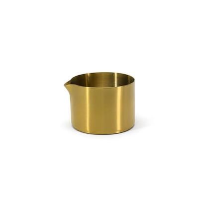 Front of the House TCR015GOS23 8 oz Soho Pourer - Stainless Steel, Matte Brass, Gold