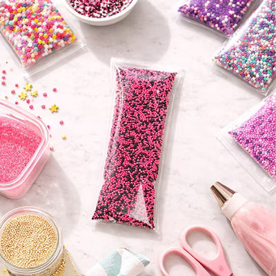 Thin Long Clear Bags with Self Sealing Flap For Cosmetics Bag Size: 1 7/8" x 7 1/16" 100 Bags Crystal Clear Bags