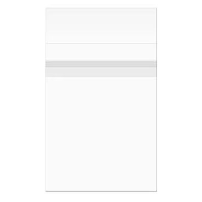 Protective Closure Transparent Packaging For Thick Mailers and Brochures Bag Size: 9 7/16" x 12 1/4" 100 Bags Crystal Clear Bags