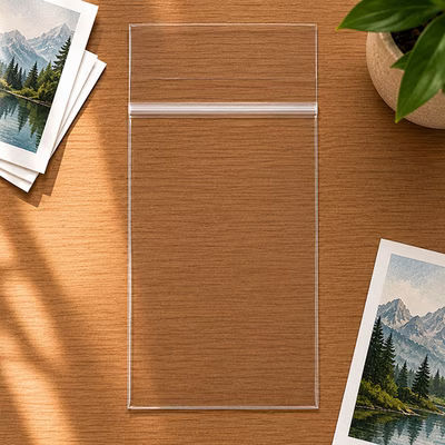 Crystal Clear Protective Closure Bags 8 7/8" x 14 5/8" 100 pack