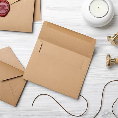 A6 6 1/2" x 4 3/4" Brown Bag Envelopes 50 Pieces