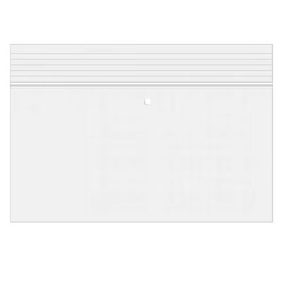 Crystal Clear Zip Bags with Vent Hole 6" x 4" 100 pack
