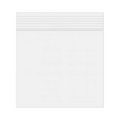 LDPE Clear Zip Bags, 4 mil 12" x 12" 100 pack
