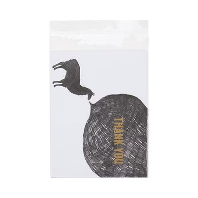 Professional Style Crystal Clear Bags with Flap Closure For A1 Cards Bag Size: 4 5/16" x 5 11/16" 100 Bags Crystal Clear Bags