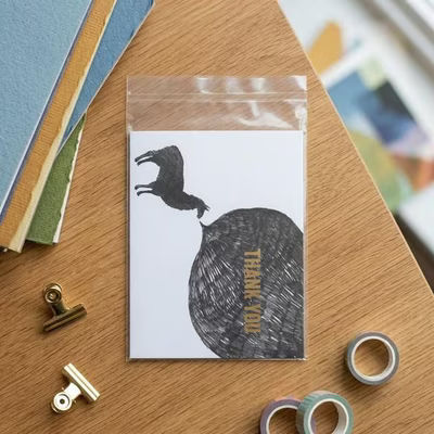Professional Style Crystal Clear Bags with Flap Closure For A1 Cards Bag Size: 4 5/16" x 5 11/16" 100 Bags Crystal Clear Bags