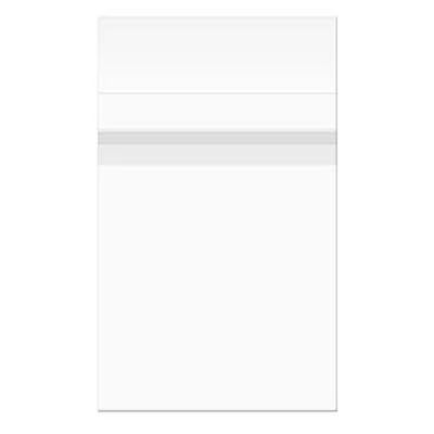 Crystal Clear Premium Laminated Protective Closure Bags 8 3/4" x 11 1/16" 100 pack