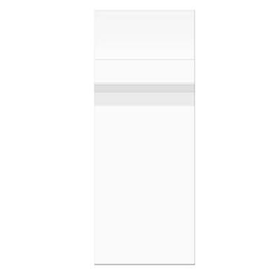 Crystal Clear Protective Closure Bags 11 7/16" x 20 1/4" 100 pack