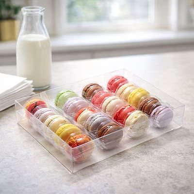 Macaron Boxes Set of 20 10 3/16" x 2" x 7 1/2" 25 Sets