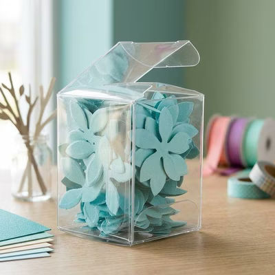 Crystal Clear Value Boxes 1 1/2" x 1 1/2" x 2" 50 pack