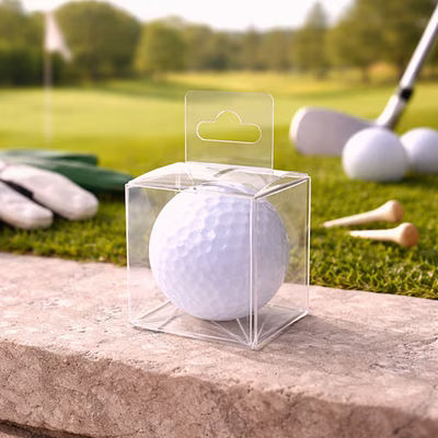 XS Size Clear Center Hang Tab Hanging Box - Cube - Great for Small Retail Items Box Size: 1 11/16" x 1 11/16" x 1 3/4" 25 Boxes