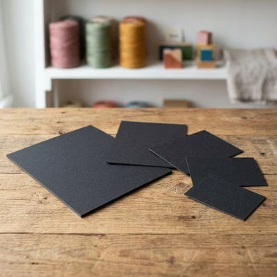 5" x 7" ClearBags 4-Ply Black Backing Board