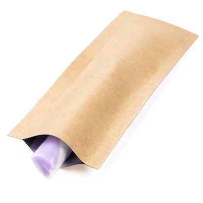 Kraft Single Use Child Resistant Bags 1 1/2" x 5" 100 pack