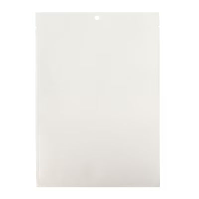 White Kraft Compostable Heat Seal Bags 6" x 9" 100 pack
