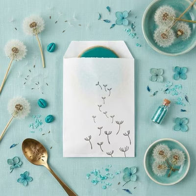 Paper Treat Bags Dandelion 3" x 5" 100 pack GPB35D
