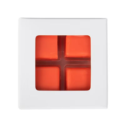 White Kraft Artisan Candy Box Set, Square Insert 2 3/4" x 13/16" x 2 11/16" 25 pack