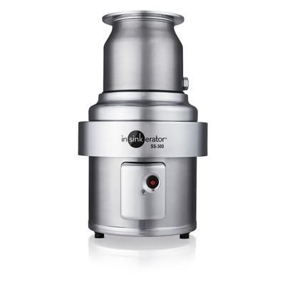 InSinkErator SS-300-7-MS Complete Disposer Package, 3 HP, 7 Adaptor, 208V/3PH, Stainless Steel