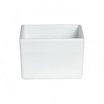 Bugambilia COMP13WW 54 1/2 oz Salad Bar Bowl - Resin Coated Aluminum, White, Textured White Finish
