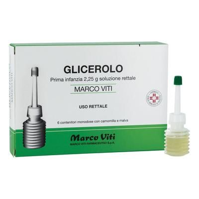 Glicerolo Marco Viti Soluzione Rettale 6x2,25 g Clistere