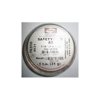 Harris 45% Silver Solder 1/16 X 3 Troy Ounce Pkg.