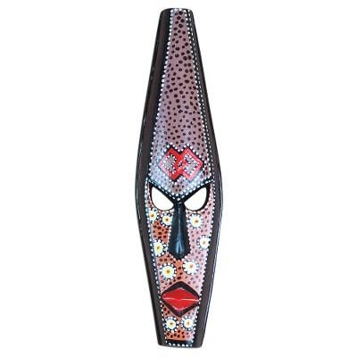 Epa Face,'Painted African Wood Mask from Ghana'