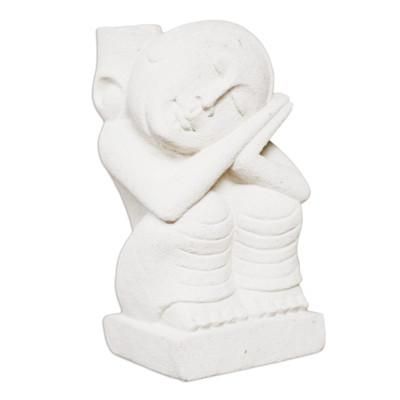 Peaceful Sleep,'Handcrafted Stone Sculpture'