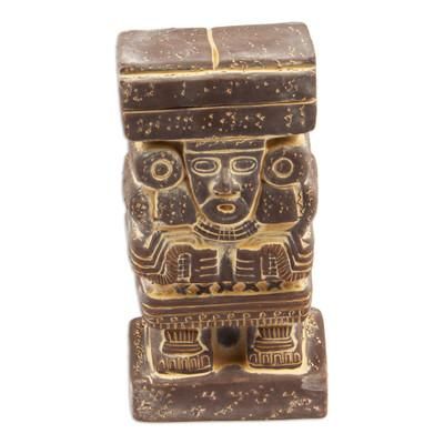 Ceramic statuette, 'Goddess Chalchiuhtlicue'