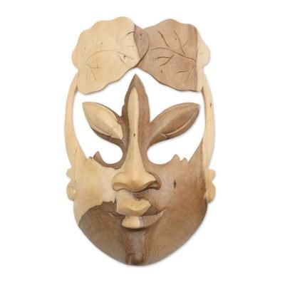 Water Lily Princess,'Wood mask'
