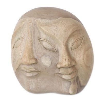 Wood mask, 'Two Dimensions'