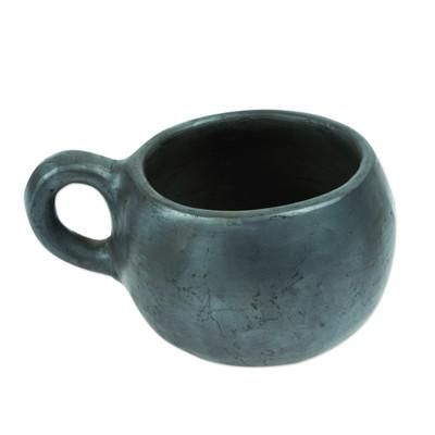 Warm Tradition,'Mexican Handcrafted Barro Negro Mug'