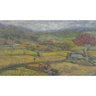 'Rice Harvesting' (2008)