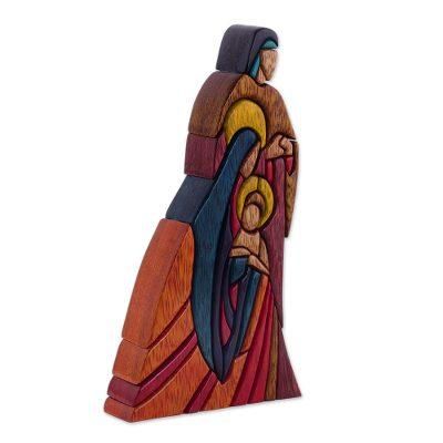 Sacred Family,'Unique Christianity Religious Wood Sculpture'