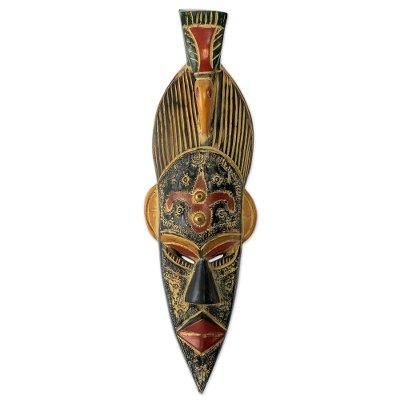 Flying Bird,'Ghanaian Handcrafted African Mask Bird Design'