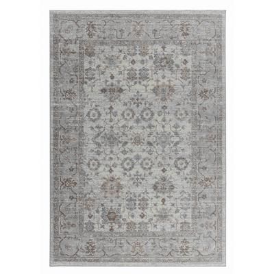 HomeRoots 4' X 6' Grey Oriental Area Rug - 4' x 6'