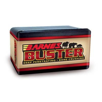 Barnes Buster Handgun Bullet .44 Remington Magnum 300 Grain Flat Nose Flat Base 50 Bullets 30545