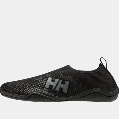 Helly Hansen Men's Crest Watermoc Water Shoe Black 7