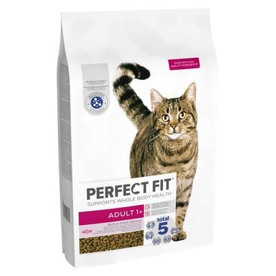 7kg Adult 1+ Salmon Perfect Fit Dry Cat Food