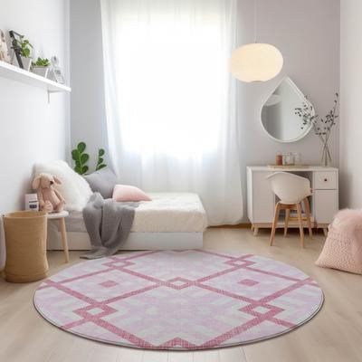 Machine Washable Indoor/ Outdoor Chantille Trellis Modern Rug