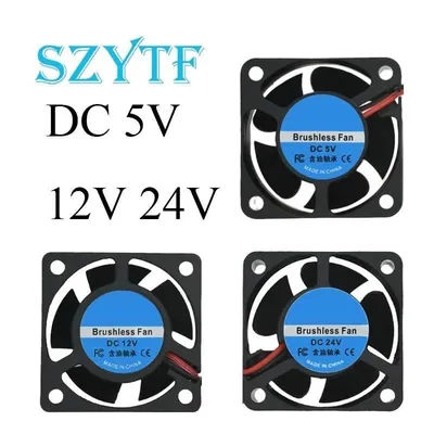 4020 5V 12V 24V DC Computer CPU Cooler Mini Cooling Fan 40MM 40x40x20mm Small Exhaust Fan For 3D Printer 2pin