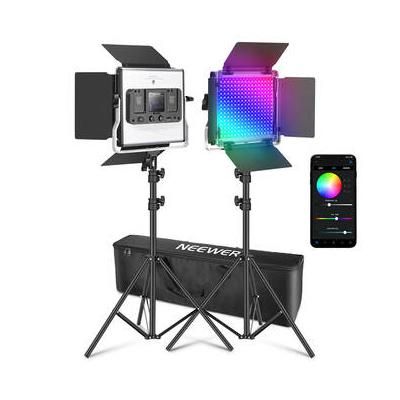 Neewer Upgraded RGB 660 PRO II LED Video Light Kit (2-Pack) 66601573