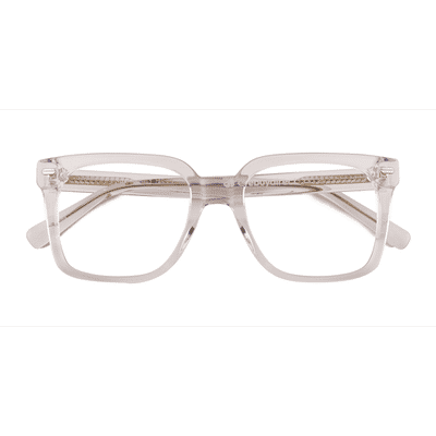Unisex s square Clear Acetate,Eco Friendly Prescription eyeglasses - Eyebuydirect s Linden
